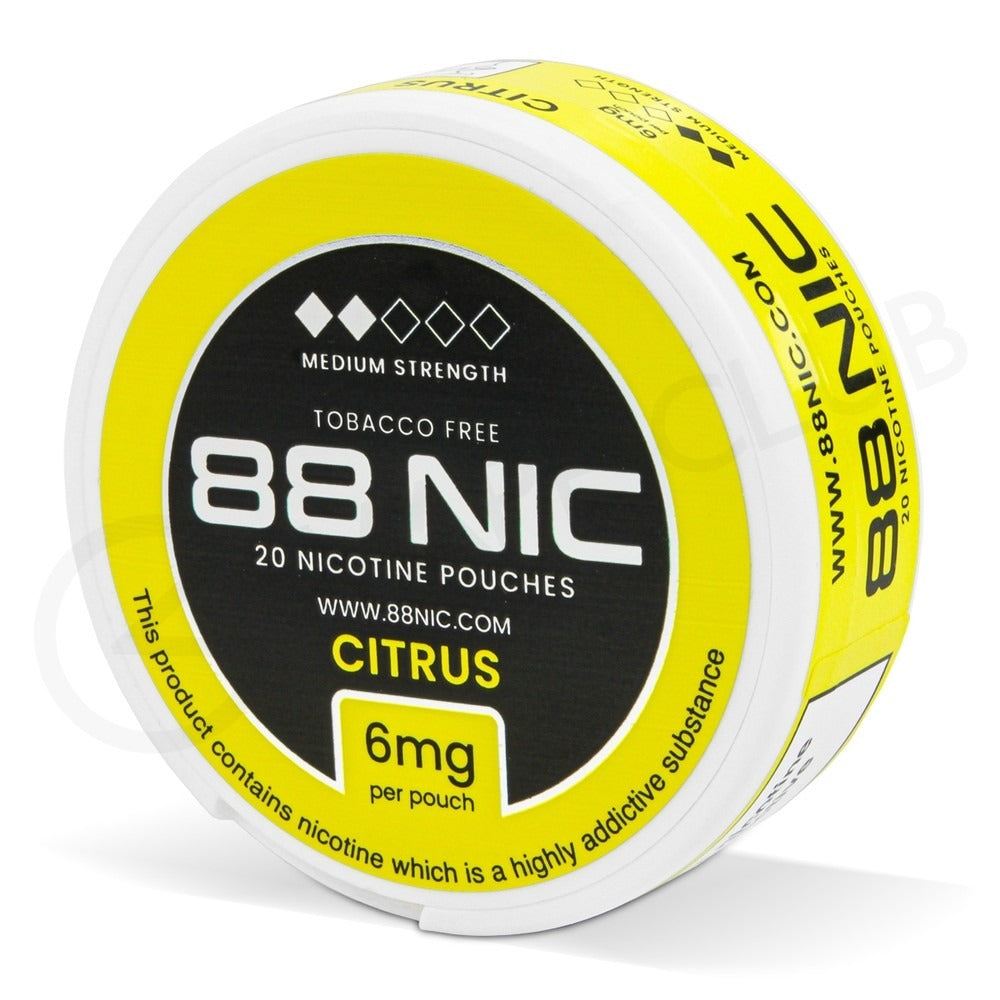 88Nic Citrus Nicotine Pouches